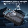 MagSafe Magnet Handyh�lle f�r Xiaomi Modelle k�hlendes Cover mit Halter Hardcase