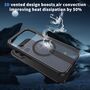 MagSafe f�r Xiaomi Poco F8 Ultra Honeycomb K�hlend Cover Schwarz