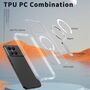 MagSafe f�r Xiaomi Poco F8 Ultra Honeycomb K�hlend Cover Transparent