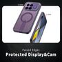 MagSafe f�r Xiaomi Poco F8 Ultra Honeycomb K�hlend Cover Lila