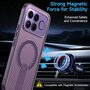 MagSafe f�r Xiaomi Poco F8 Ultra Honeycomb K�hlend Cover Lila