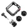Cage Rahmen f�r GoPro Max 2 Aluminium Schutzgeh�use mit Dual Cold Shoe
