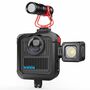 Cage Rahmen f�r GoPro Max 2 Aluminium Schutzgeh�use mit Dual Cold Shoe