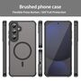 MagSafe f�r Samsung Galaxy S24 FE TPU Hybrid Kameraschutz Matt Schwarz