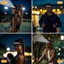 LED Sport Stirnband f�r Nachtlauf Schwarz