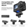 Silikon H�lle f�r DJI Osmo Action 6 mit Linsenschutz Kappe Schwarz