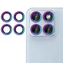 Linsenglas f�r Motorola Edge 70 Fusion Aluminium Ring 9H D�nn Bunt