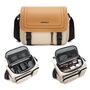 Crossbody Kamera Tasche mit Trennf�chern Tragbar Schutz Orange