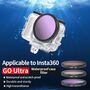 UV Unterwasser Filter F�r Insta360 GO Waterproof Case Transparent