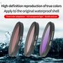 UV Unterwasser Filter F�r Insta360 GO Waterproof Case Transparent