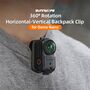 Rucksack drehbare Clip Halterung 360- f�r DJI Osmo Nano Schwarz 