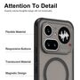 MagSafe f�r Nothing Phone 4a Pro TPU Hybrid Kameraschutz Matt Schwarz