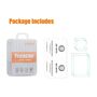 9H Displayschutzglas Set f�r GoPro LIT HERO Front & Back Robust 