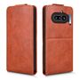 Flipcase f�r Nothing Phone 4a Klapph�lle mit Kartenfach Braun