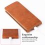 Flipcase f�r Nothing Phone 4a Klapph�lle mit Kartenfach Braun