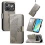 Klapph�lle f�r Nothing Phone 4a Pro Flipcase Design Wallet Grau