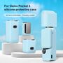 6-in-1 Silikon Schutzcover f�r DJI Osmo Pocket 3 Blau Sto�fest Zubeh�r