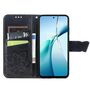 Klapph�lle f�r Nothing Phone 4a Flipcase Design Wallet Schwarz