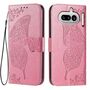 Klapph�lle f�r Nothing Phone 4a Flipcase Design Wallet Pink