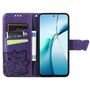 Klapph�lle f�r Nothing Phone 4a Flipcase Design Wallet Lila