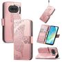 Klapph�lle f�r Nothing Phone 4a Flipcase Design Wallet Rosa