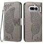 Klapph�lle f�r Nothing Phone 4a Flipcase Design Wallet Grau