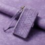 Handyh�lle Wallet Klapph�lle F�r Nothing Phone 4a / 4a Pro Kunstleder Geo Zipper