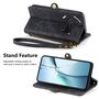 Handyh�lle Wallet Klapph�lle F�r Nothing Phone 4a / 4a Pro Kunstleder Geo Zipper