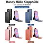 Handy H�lle Klapph�lle f�r Samsung Galaxy A57 A37 5G Flipcase mit Kartenfach
