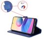Klapph�lle f�r Motorola Moto G67 / G77 Diamant Design Wallet Blau