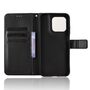Klapph�lle f�r Motorola Moto G67 / G77 Diamant Design Wallet Schwarz