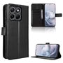 Klapph�lle f�r Motorola Edge 70 Fusion Diamant Design Wallet Schwarz