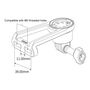 Multifunktionales Bike Mount Kit f�r DJI Osmo Lenkerhalterung Zubeh�r