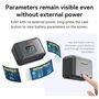 Fast Charger Case f�r Insta360 X5 USB-C mit Farb-LCD  Ladebox Schwarz