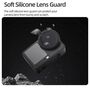 Silikon Linsenschutz f�r DJI Osmo Action 6 Kamera Zubeh�r Schwarz
