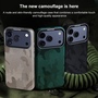 Backcover Schutz f�r Apple iPhone 17 Pro Carmouflage Struktur Gr�n
