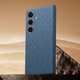Backcover f�r Samsung Galaxy S26 5G Gepr�gtes Gittermuster Blau