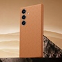 Backcover f�r Samsung Galaxy S26 Plus 5G Gepr�gt Gittermuster Braun