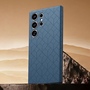 Backcover f�r Samsung Galaxy S26 Ultra 5G Gepr�gt Gittermuster Blau