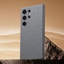 Backcover f�r Samsung Galaxy S26 Ultra 5G Gepr�gt Gittermuster D-Grau