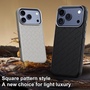 Backcover Schutz f�r Apple iPhone 17 Pro Gepr�gt Gittermuster Blau
