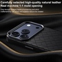 Backcover Schutz f�r Apple iPhone 17 Pro Gepr�gt Gittermuster Blau