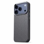 Backcover Schutz f�r Apple iPhone 17 Pro Gepr�gt Gittermuster D-Grau