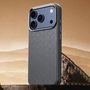 Backcover Schutz Apple iPhone 17 Pro Max Gepr�gt Gittermuster D-Grau