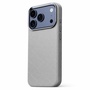 Backcover Schutz Apple iPhone 17 Pro Max Gepr�gt Gittermuster H-Grau