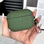 Full Cover f�r Apple AirPods Pro 3 Kunstleder 360 Karabiner Kunstleder