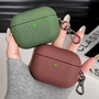 Full Cover f�r Apple AirPods Pro 3 Kunstleder 360 Karabiner Kunstleder