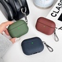Full Cover f�r Apple AirPods Pro 3 Kunstleder 360 Karabiner Kunstleder