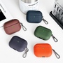 Full Cover f�r Apple AirPods Pro 3 Kunstleder 360 Karabiner Kunstleder