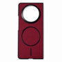 MagSafe f�r Honor Magic V6 Magnetisches Case Carbon Struktur Rot